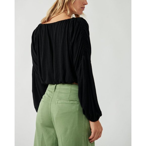 Free People Black Blouse - NWT - Picture 5 of 7